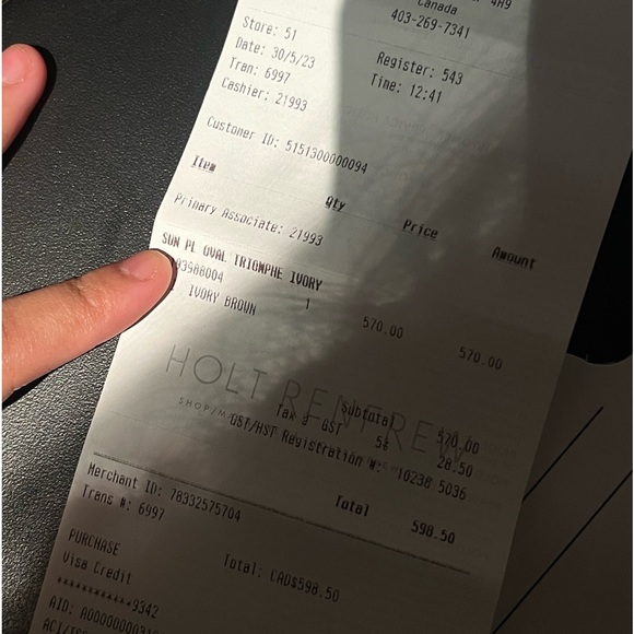 TRIOMPHE 01 SUNGLASSES IN ACETATE
WHITE - Picture 8 of 8